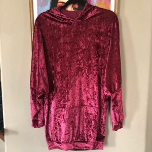 Velvet hoodie